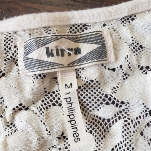 Carlotte Russe | Medium | Cream Lace Crop Top - Picture 2 of 7